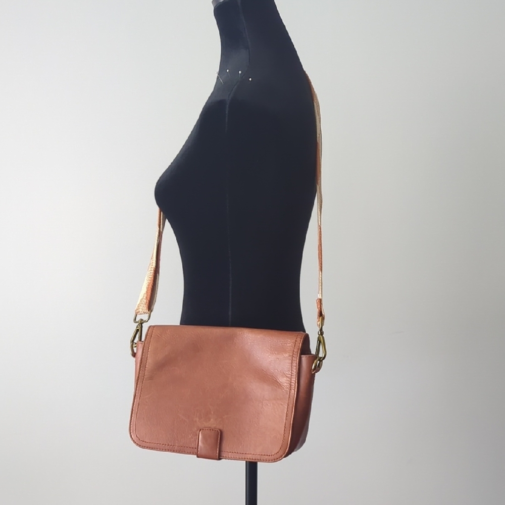 Madewell Brown Leather Crossbody Bag - Picture 2 of 6